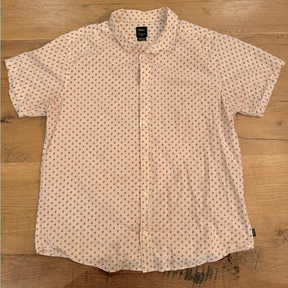 RVCA short Sleeve button Up XXL